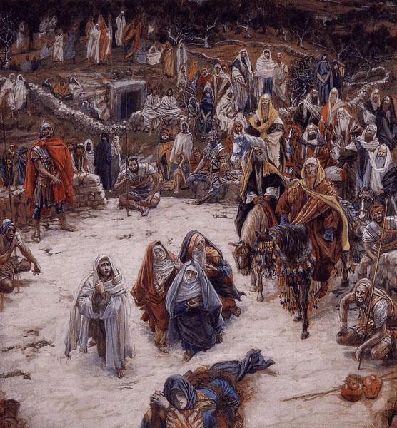 James Tissot What Our Saviour Saw from the Cross oil painting picture